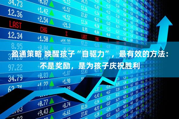 盈通策略 唤醒孩子“自驱力”，最有效的方法：不是奖励，是为孩子庆祝胜利