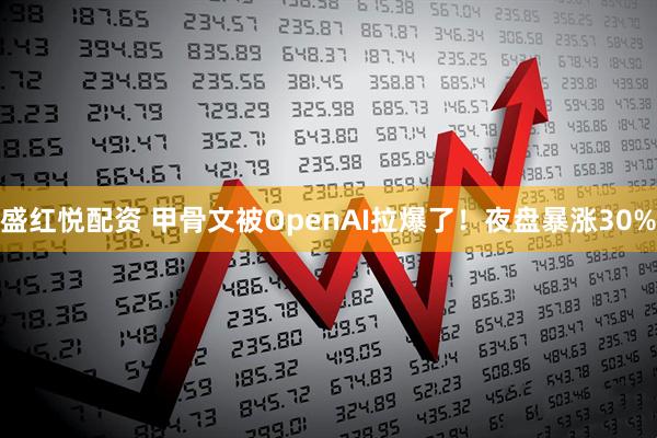 盛红悦配资 甲骨文被OpenAI拉爆了!夜盘暴涨30%